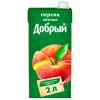 Нектар "Добрый" персик-яблоко 2л